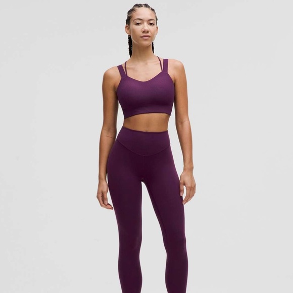 Lululemon Like a Cloud Ribbed Longline Bra D/DD Cup - Size 4 - Picture 3 of 7